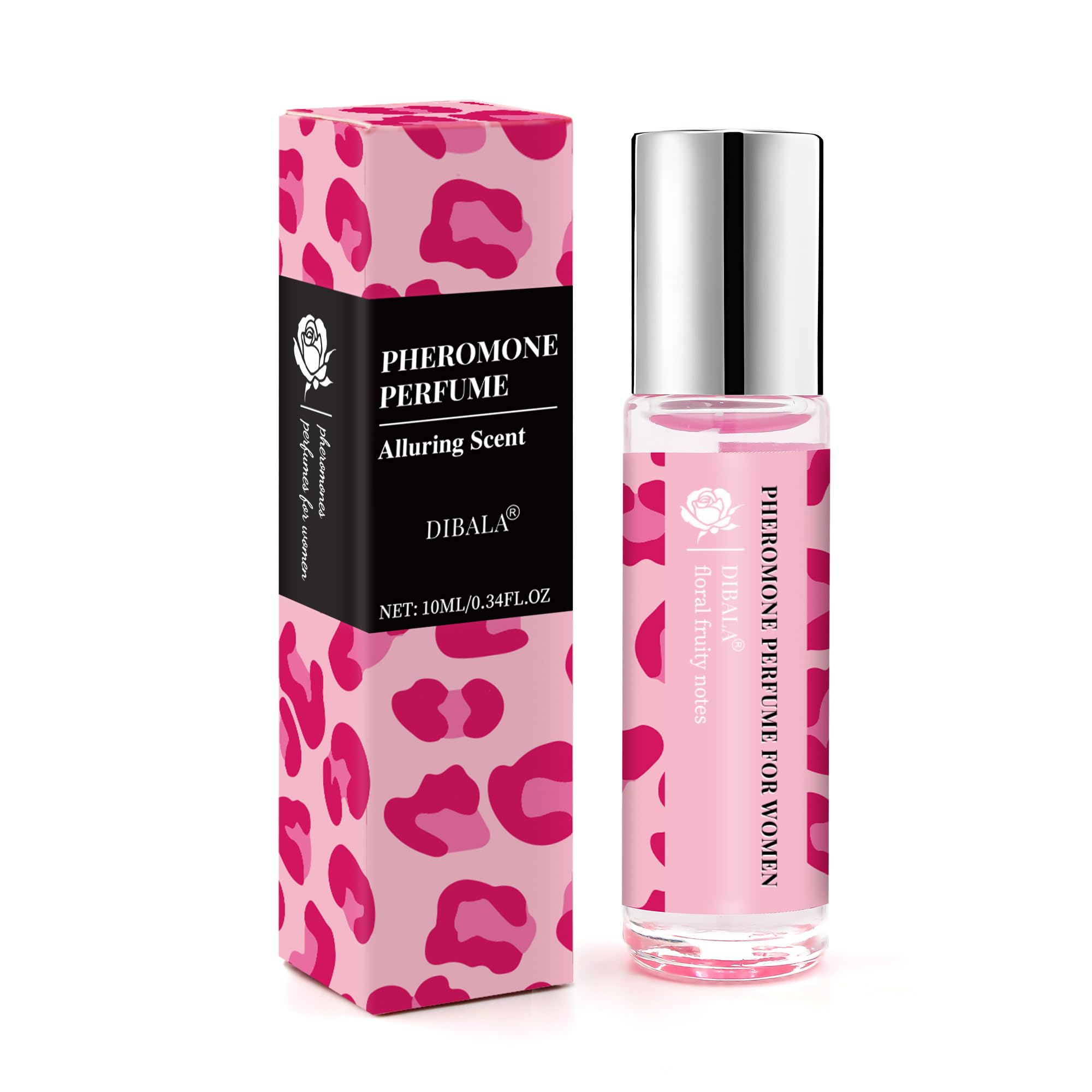 DIBALA Pheromones Perfume for Women | Vanilla Musk Scent, Long Lasting Roll On Perfume Oil 10ml (0.34 fl oz)