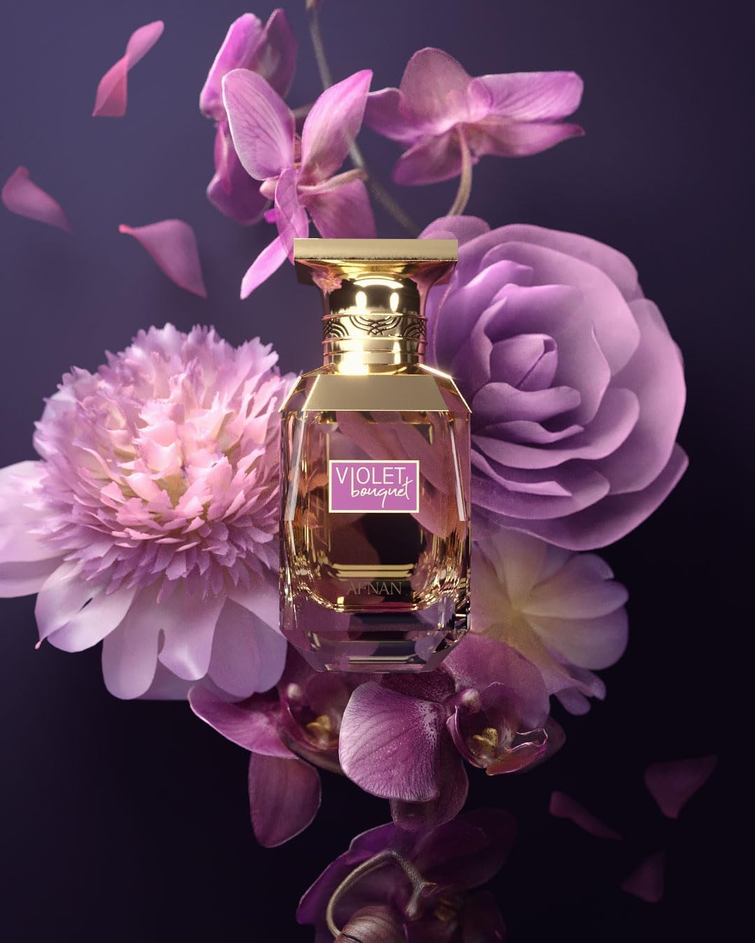 Afnan Violet Bouquet Eau De Parfum for Women, 2.7 Fl. Oz