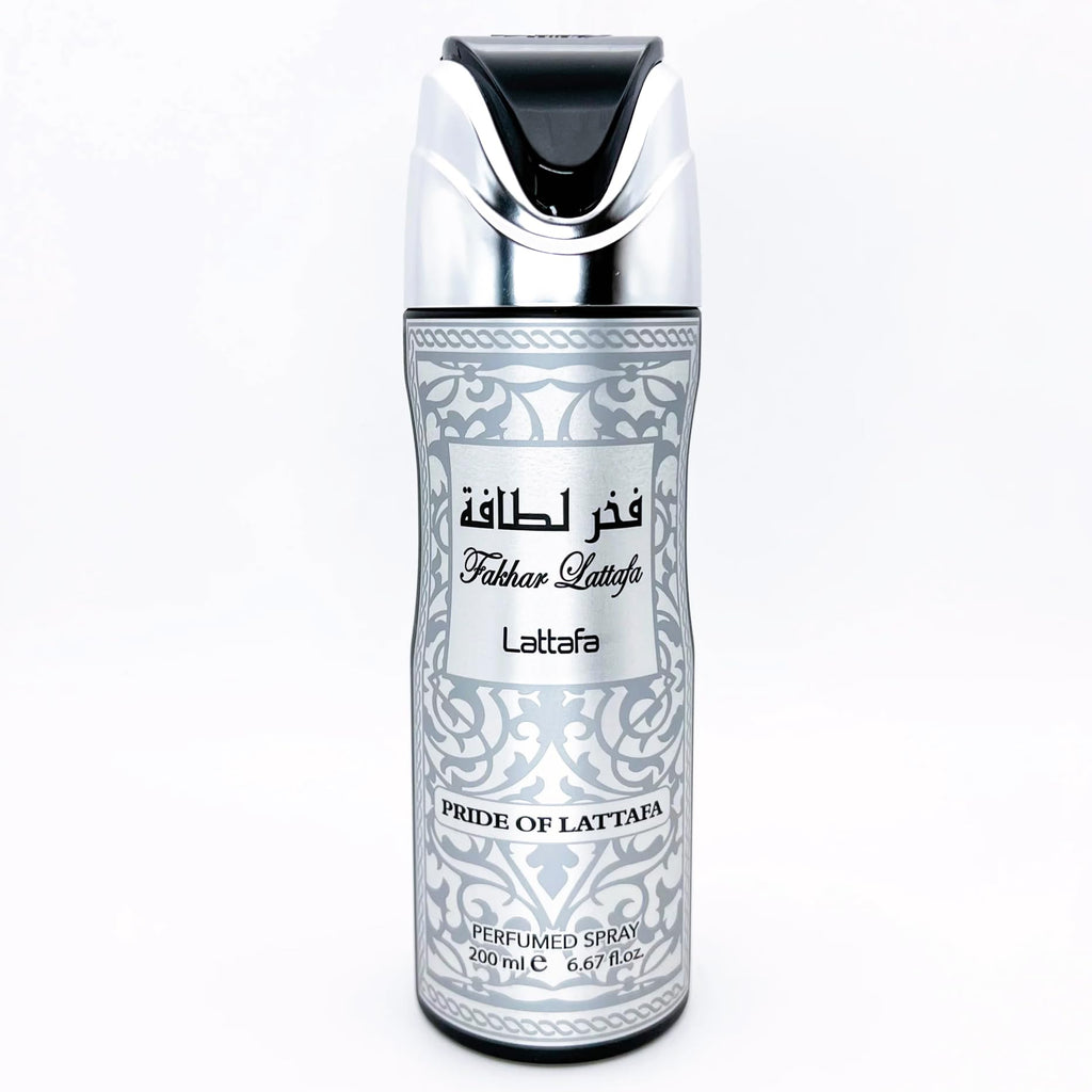 Lattafa Fakhar for Men - Fresh, Marine, Woody, Earthy - Perfumed Deodorant Spray, 6.67 Ounce / 200 ml
