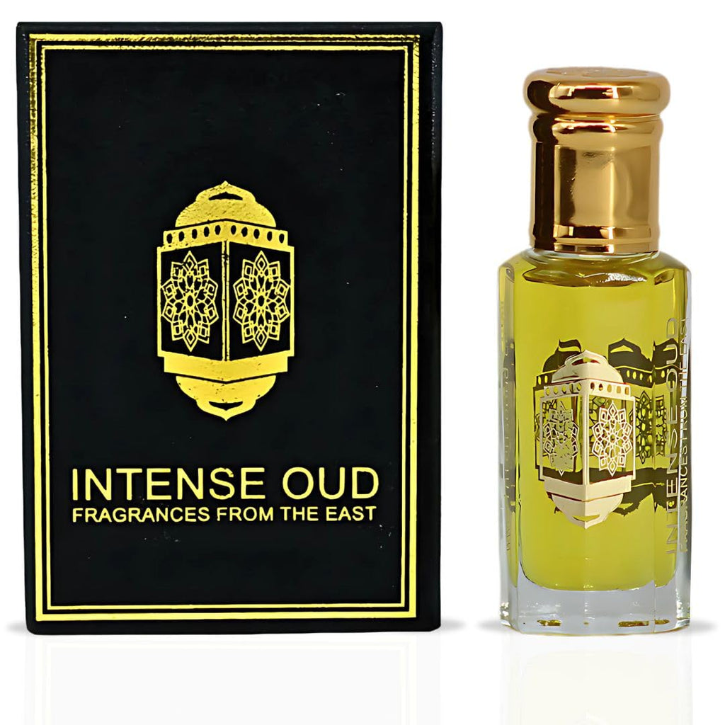 INTENSE OUD Platinum Sand Long Lasting Arabian Perfume Oils for Women 12ML (0.40 OZ) Fragrance Oil with Peach, Amber & Creamy Vanilla - Concentrated Perfume Oil & Valentines Day Gift With Black Box