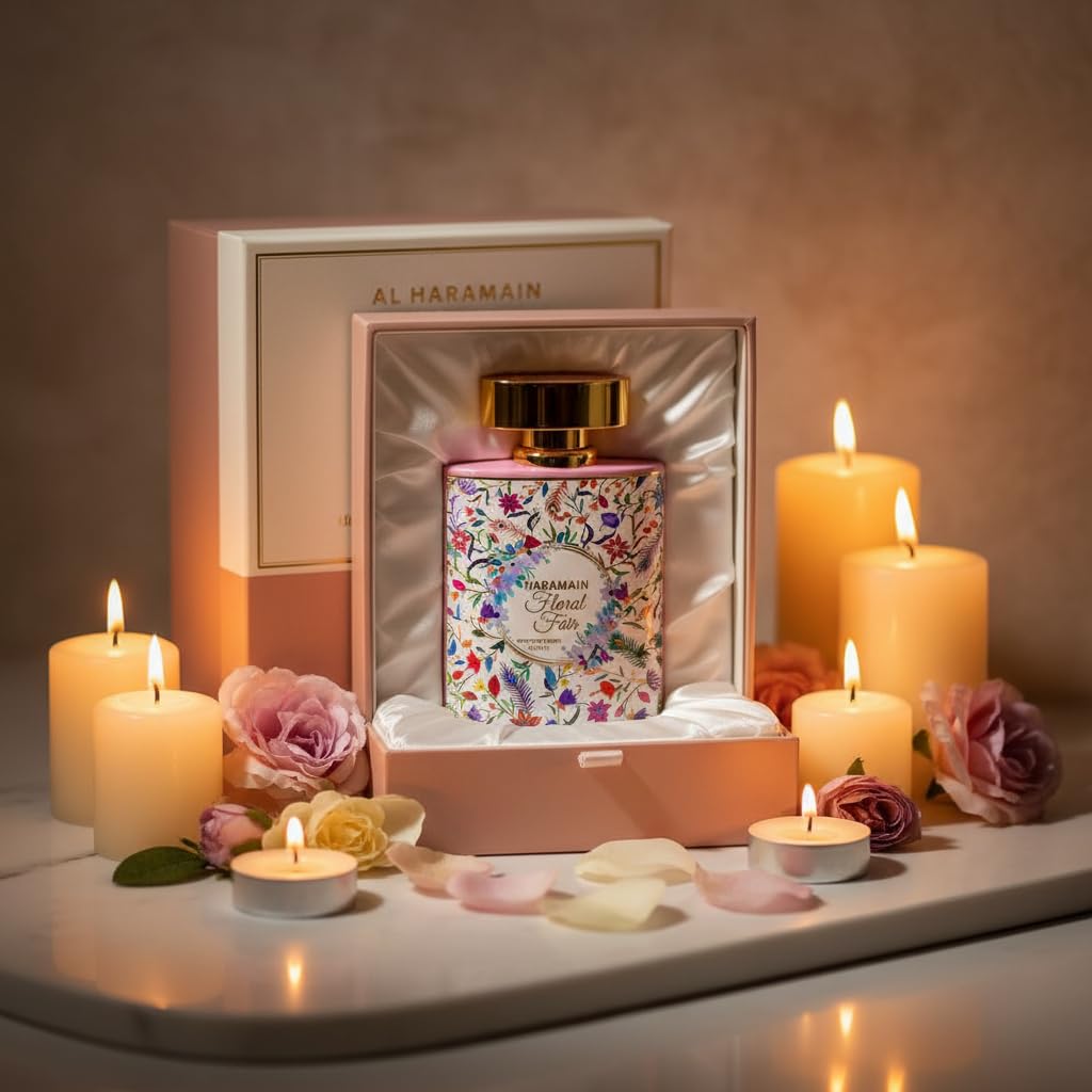 Al Haramain Floral Fair Extrait de Parfum Spray for Women, 3.4 Ounce