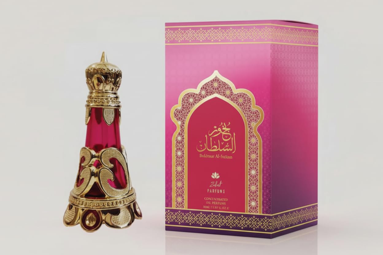 BOKHOUR Al-Sultan Concentrated Oil Perfume, Arabic Fragrance, 20ml-long lasting byzakat