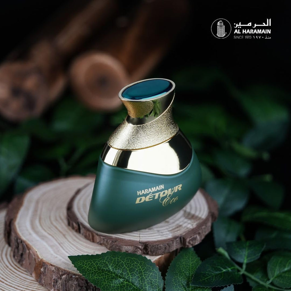 Al Haramain Detour Eco Eau de Parfum Spray for Unisex, 3.4 Ounce