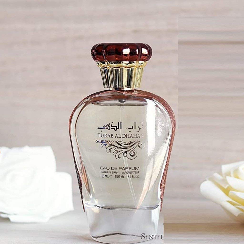 Ard Al Zaafaran Turab Al Dhahab for Women EDP - Eau De Parfum 100ML (3.4oz) | Arabian Perfumery | Warm & Sunny Blend, Coconut, & White Musk | Everyday Essential