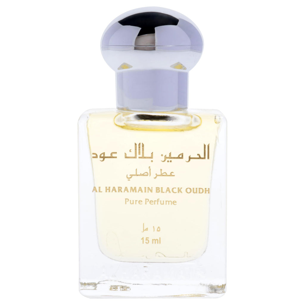 HARAMAIN BLACK OUDH 15ML CONCENTRATED PURE PERFUME ROLL-ON (ATTAR) MADE IN UAE