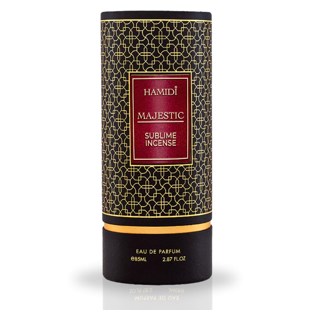 Hamidi MAJESTIC SUBLIME INCENSE Arabian Perfumes for Women & Men, Long Lasting Perfume Spray 85ML (2.8 OZ), Unisex Perfume, A Refreshing And Exquisite Aroma, Eau De Parfum