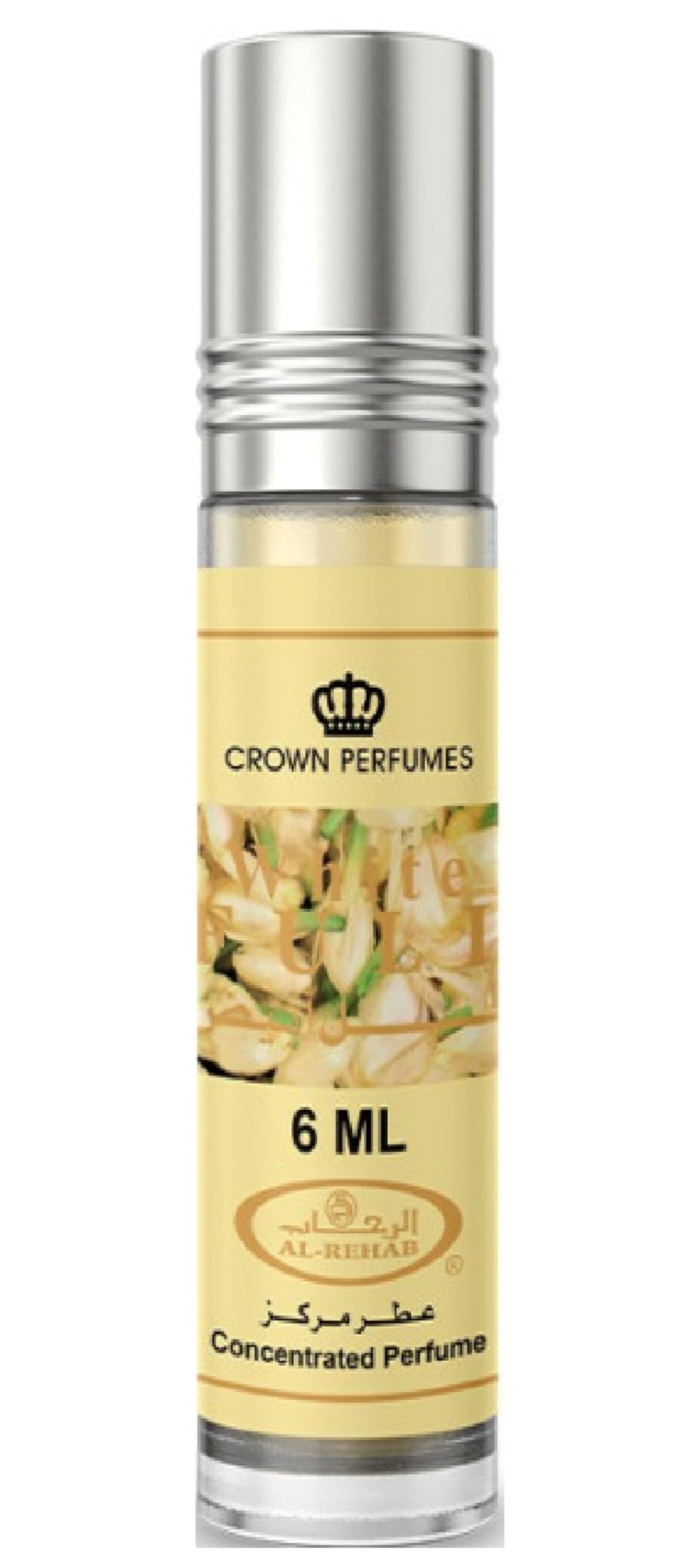 Al Rehab White Full Concentrated Perfume Rollerball, 0.20 Ounce / 6ml