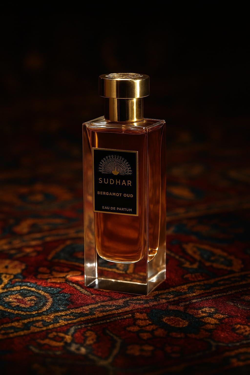 Oud Bergamot Eau de Parfum - Arabian Perfume for Men and Women | Long Lasting Oud Wood, Bergamot, Pineapple, Tonka Beans, Floral & Spicy | Hand Made Luxury Fragrances for Men and Women