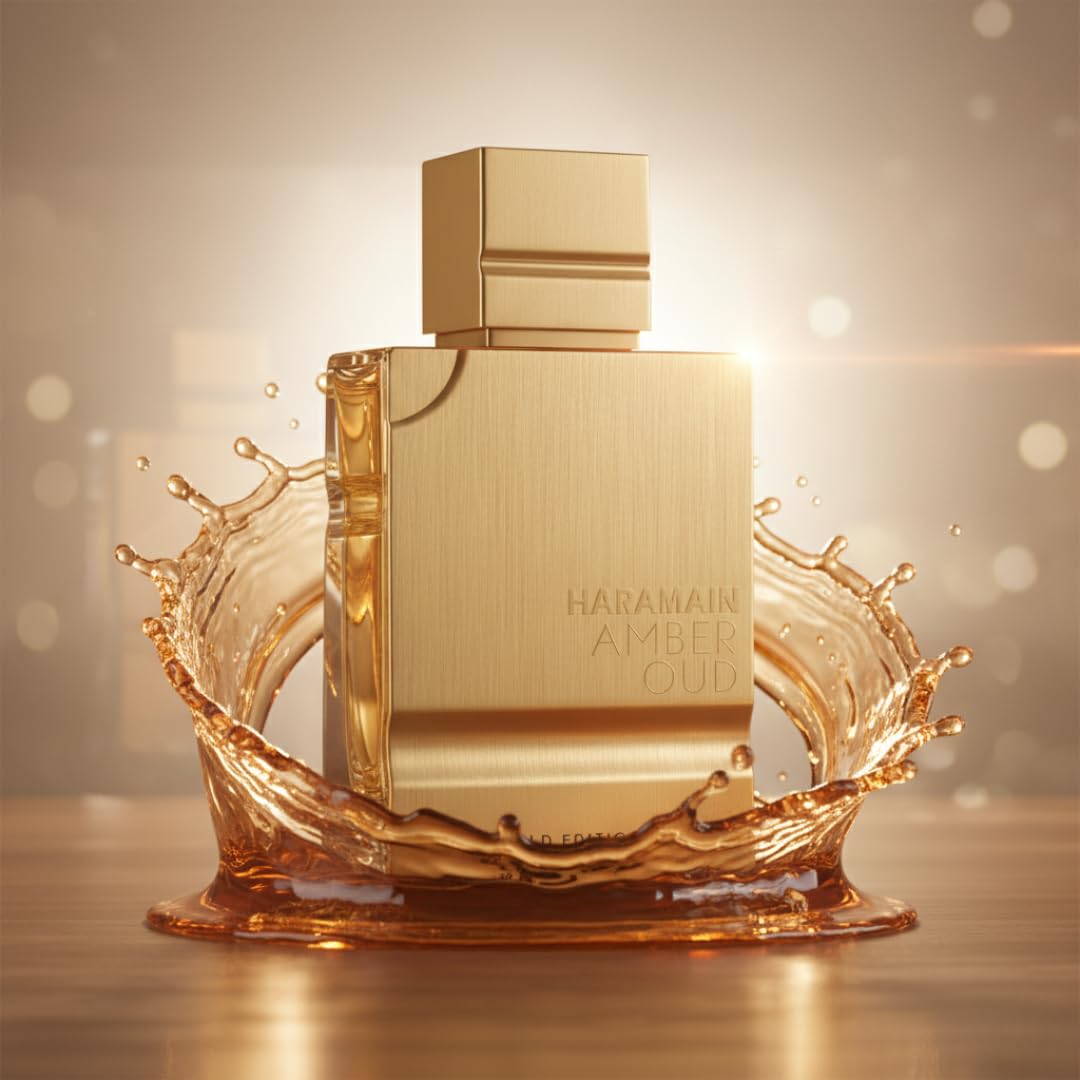 Al Haramain Amber Oud Gold Edition Eau De Parfum Spray 120ml (4 oz) - Unisex Arabian Perfume for Women & Men, Long-Lasting Amber Cologne with Refreshing & Sweet Fragrance