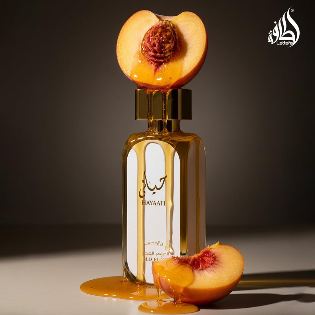 Lattafa Hayaati Gold Elixir Eau De Parfum Spray for Unisex, 3.4 Ounce
