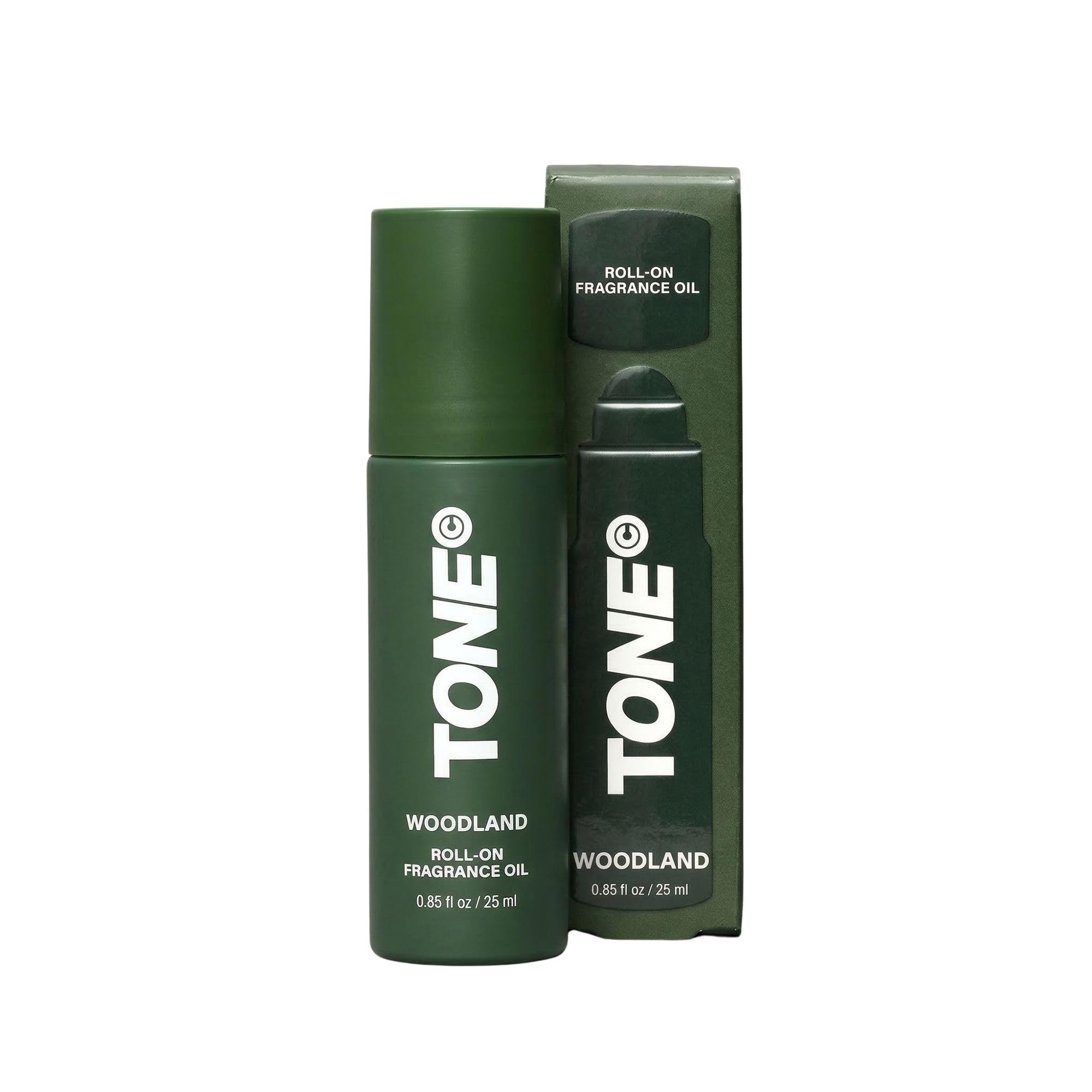 TONE Fragrance Oil - Woodland | Roll-on | Notes of Oud, Leather, and Sandalwood | Perfume Cologne Oil | Travel Size, 0.85 oz