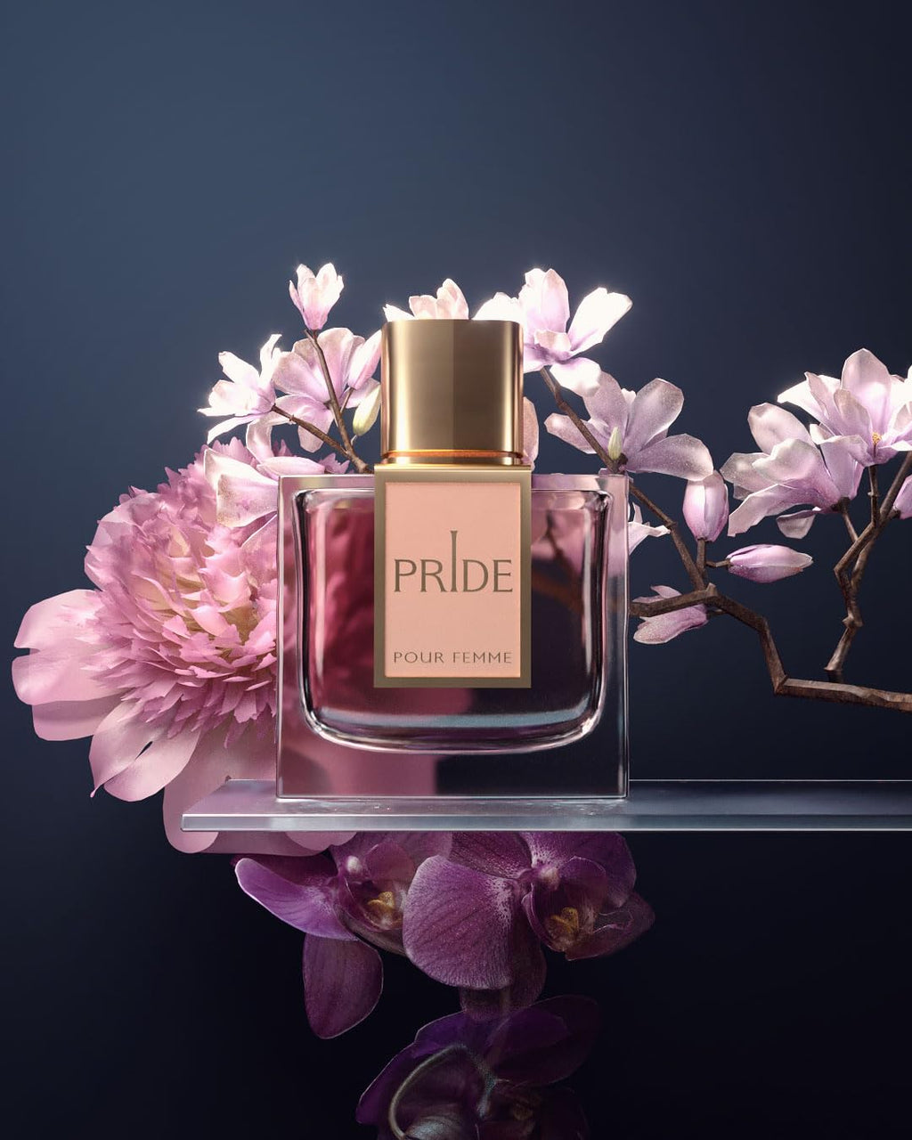 Rue Broca Pride Pour Femme Eau de Parfum For Women, 3.4 Fl. Oz – Elegant French Fragrance for Women, Long-Lasting Fruity Floral Scent with Green Apple, Jasmine, and Vanilla