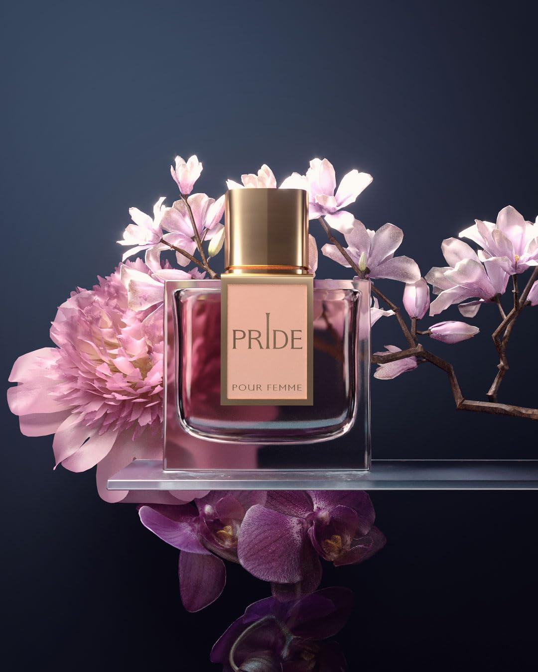 Rue Broca Pride Pour Femme Eau de Parfum For Women, 3.4 Fl. Oz – Elegant French Fragrance for Women, Long-Lasting Fruity Floral Scent with Green Apple, Jasmine, and Vanilla