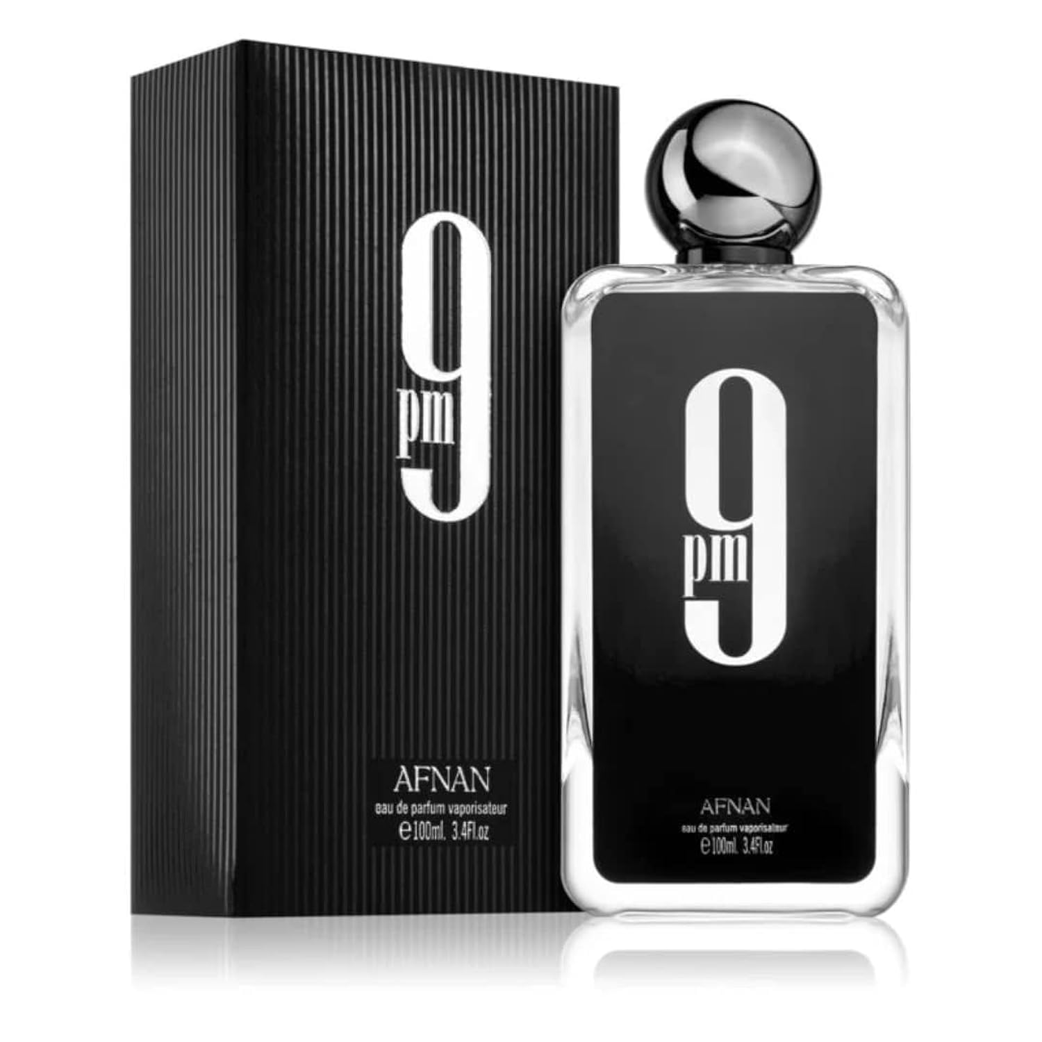 Lattafa Asad Eau de Parfum Spray 3.4oz and Afnan 9 PM Eau de Parfum Spray 3.4oz Fragrance Bundle for Men and Women