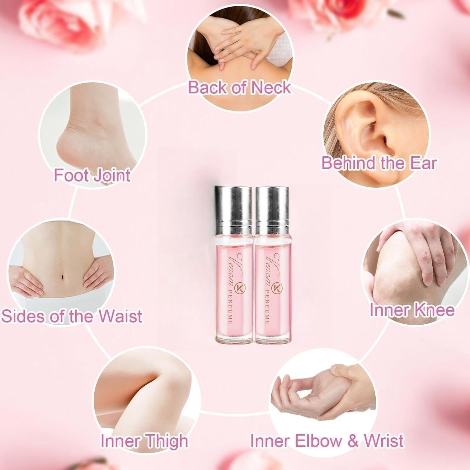 HYNMEAR Pheromones Perfumes for Women: Women Pheromone Perfume, Long Lasting Pheromone Roll-On Perfume for Women