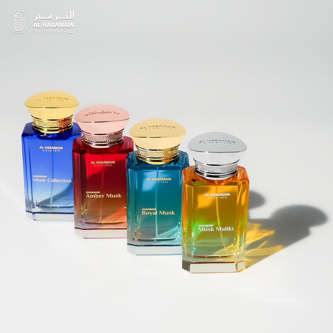 Al Haramain Musk Collection Eau De Parfum Spray for Unisex, 3,4 Ounce (Blue Box)