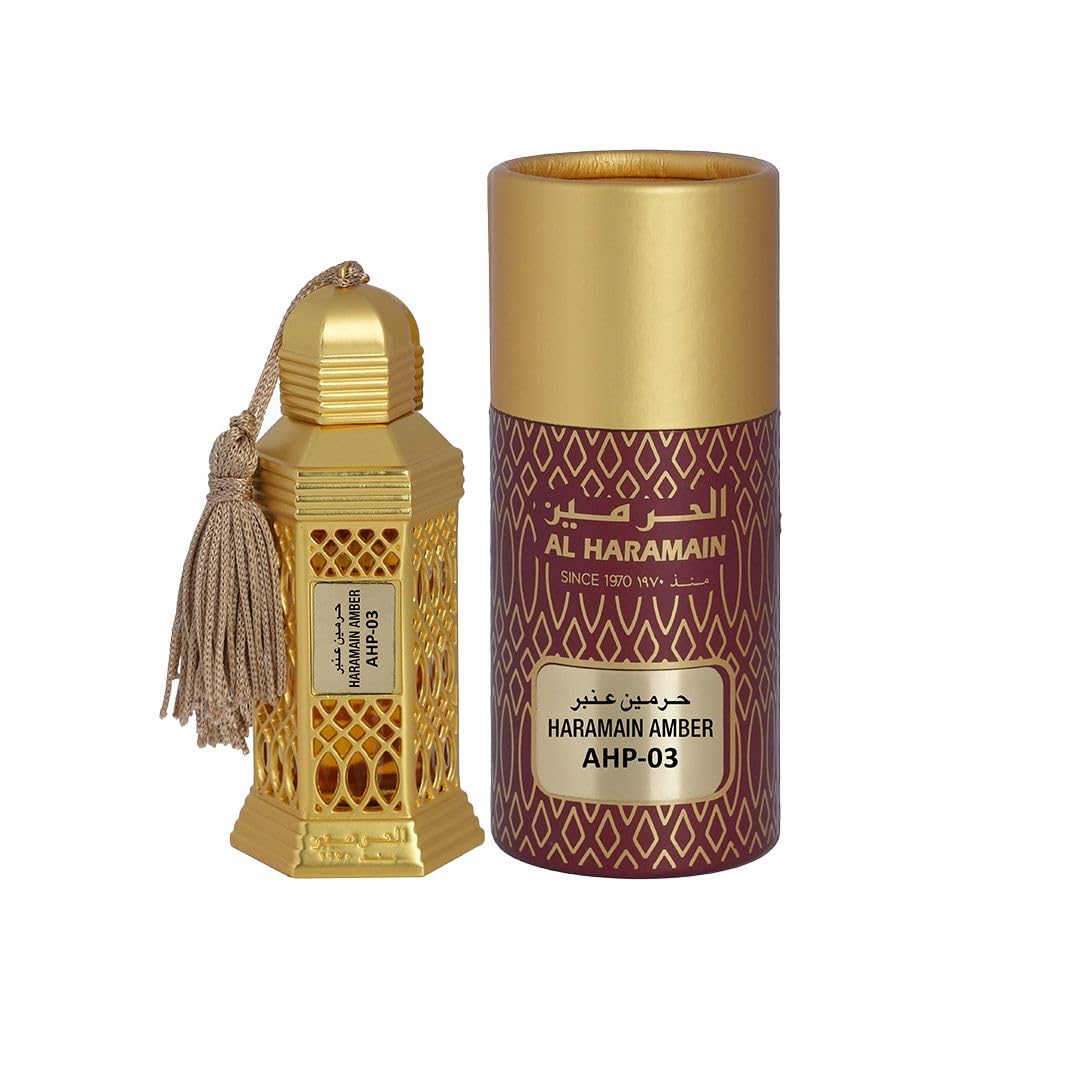 Amber by Al Haramain for Men - 0.4 oz Parfum Oil (Mini)