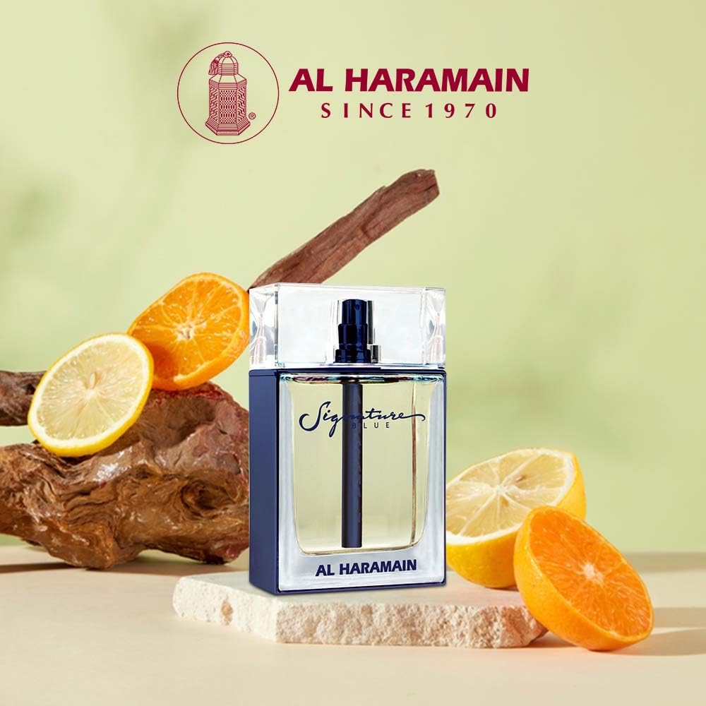 Al Haramain Signature Blue Eau De Parfum Spray for Unisex, 3,4 Ounce