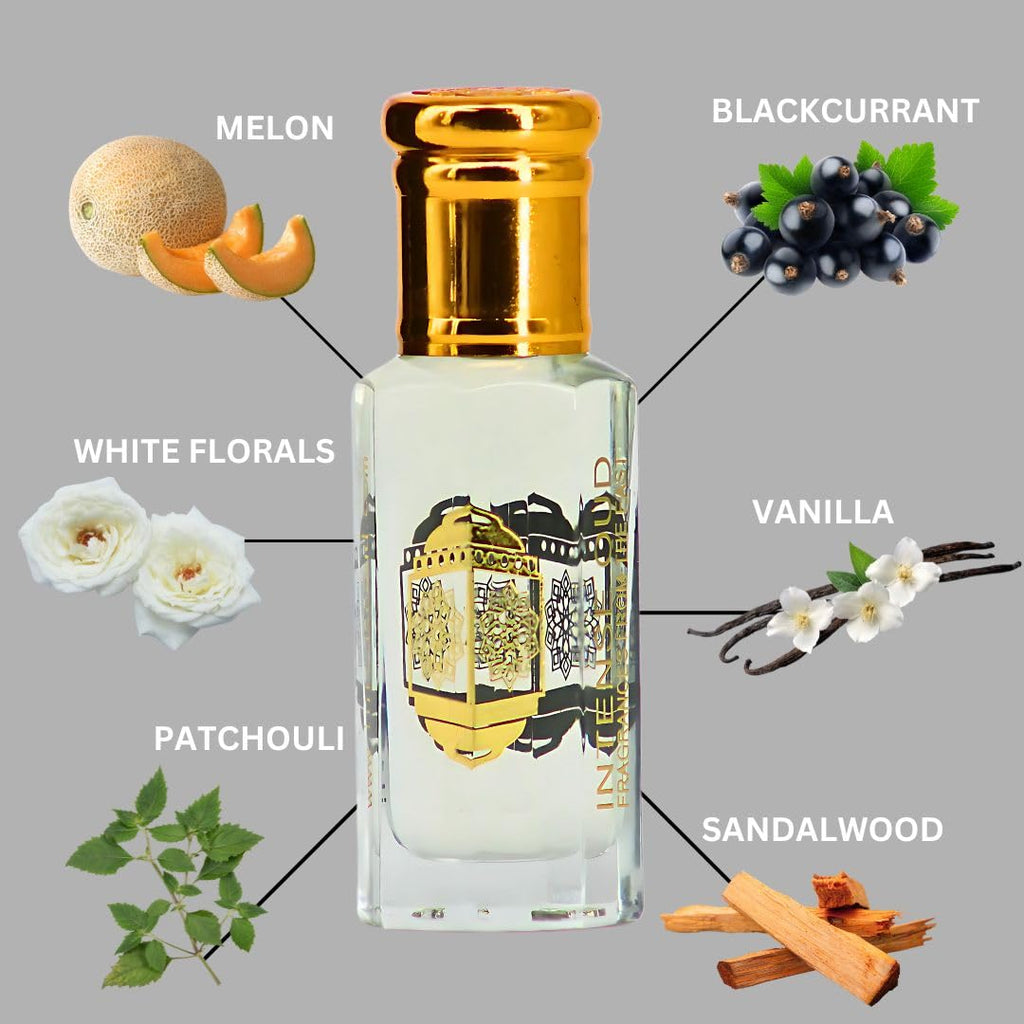 INTENSE OUD Tasfiq Long Lasting Arabian Perfume Oils for Women 12ML (0.40 OZ) Fragrance Oil With Fruity & Woody Notes – Concentrated Perfume Oil & Premium Valentines Day Gift With Black Box
