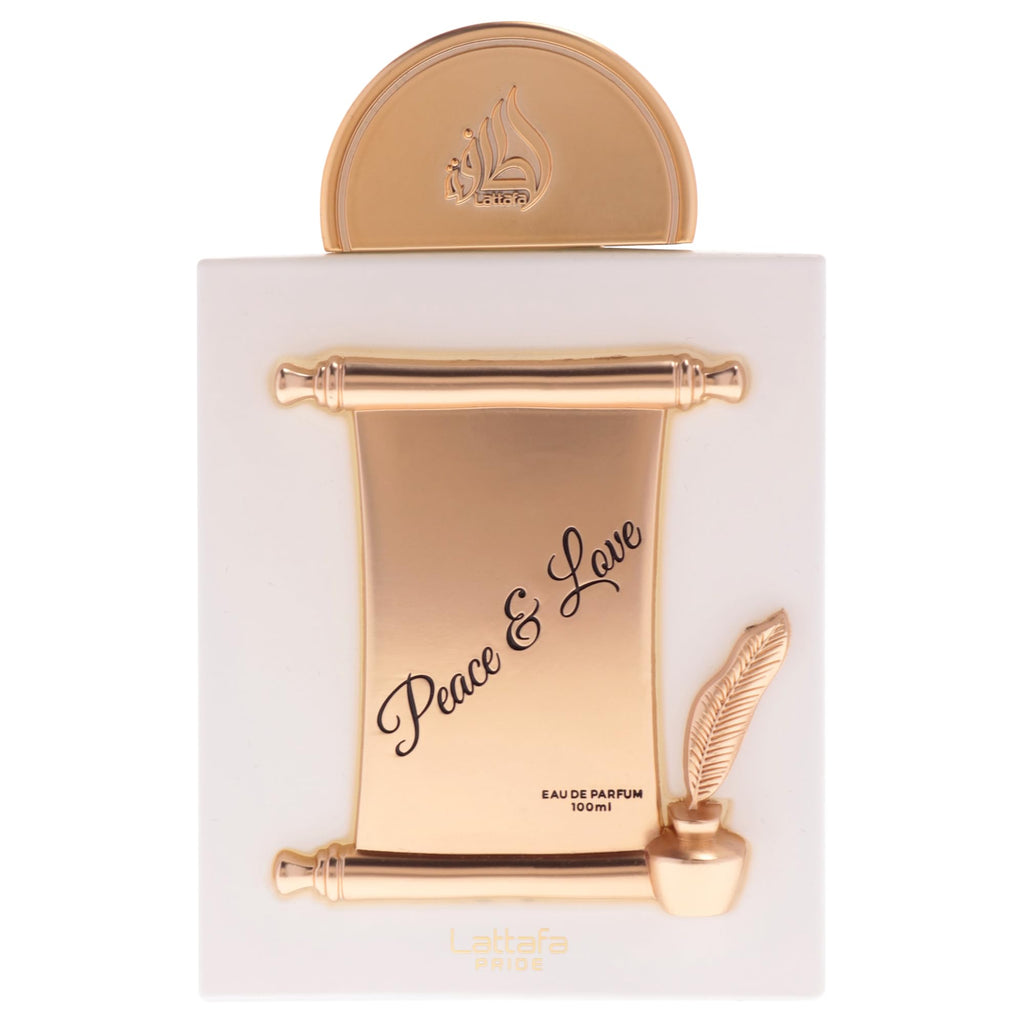 Lattafa Pride Peace & Love for Unisex Eau de Parfum Spray, 3.4 Ounce / 100 ml