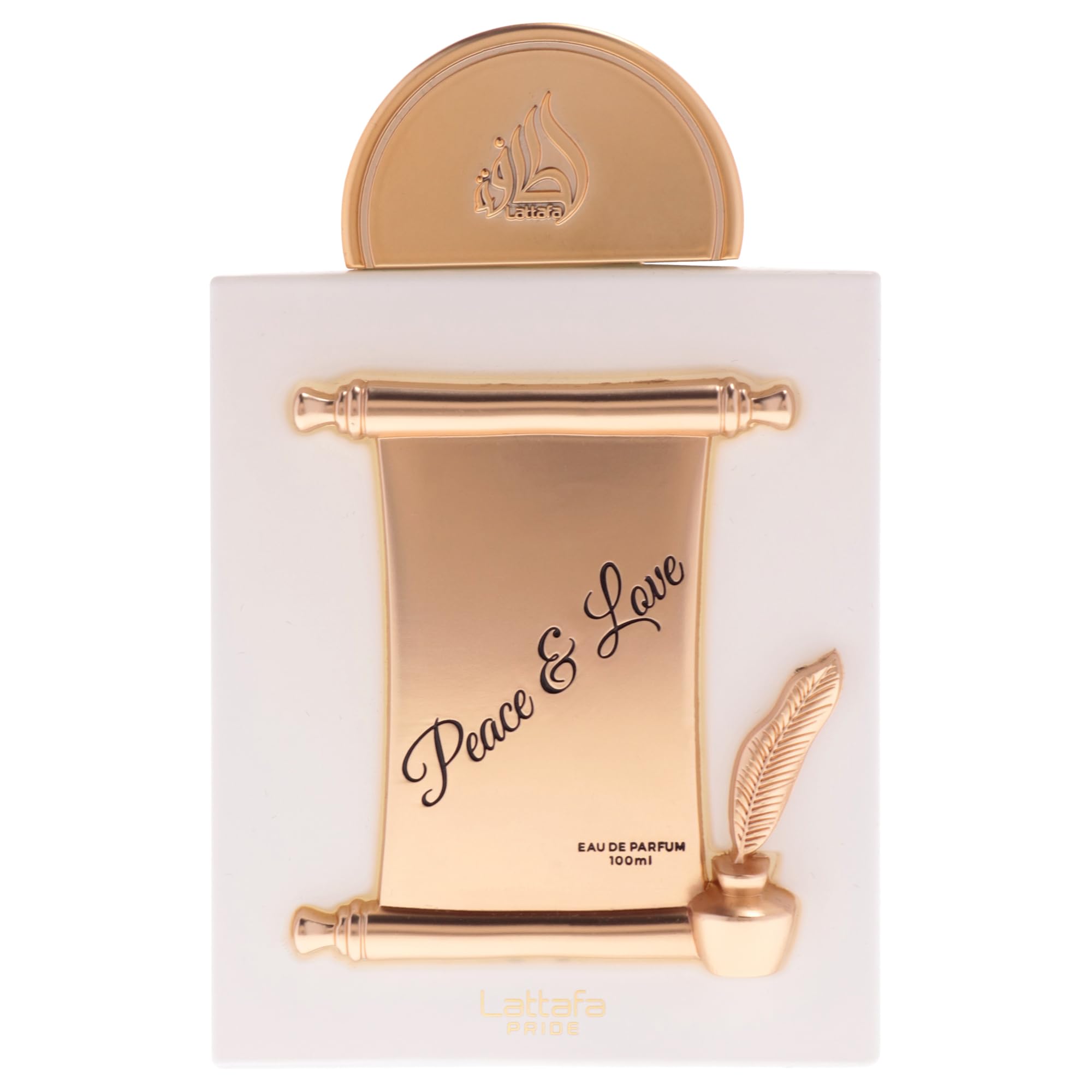 Lattafa Pride Peace & Love for Unisex Eau de Parfum Spray, 3.4 Ounce / 100 ml