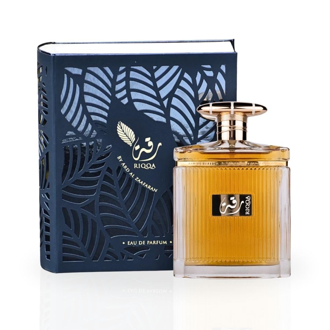 Ard Al Zaafaran Riqqa Eau De Parfum Spray 100ml (3.4 oz) | A Blend of Cinnamon, Tonka Bean & Praline, Leaving a Sweet and Indulgent Finish.