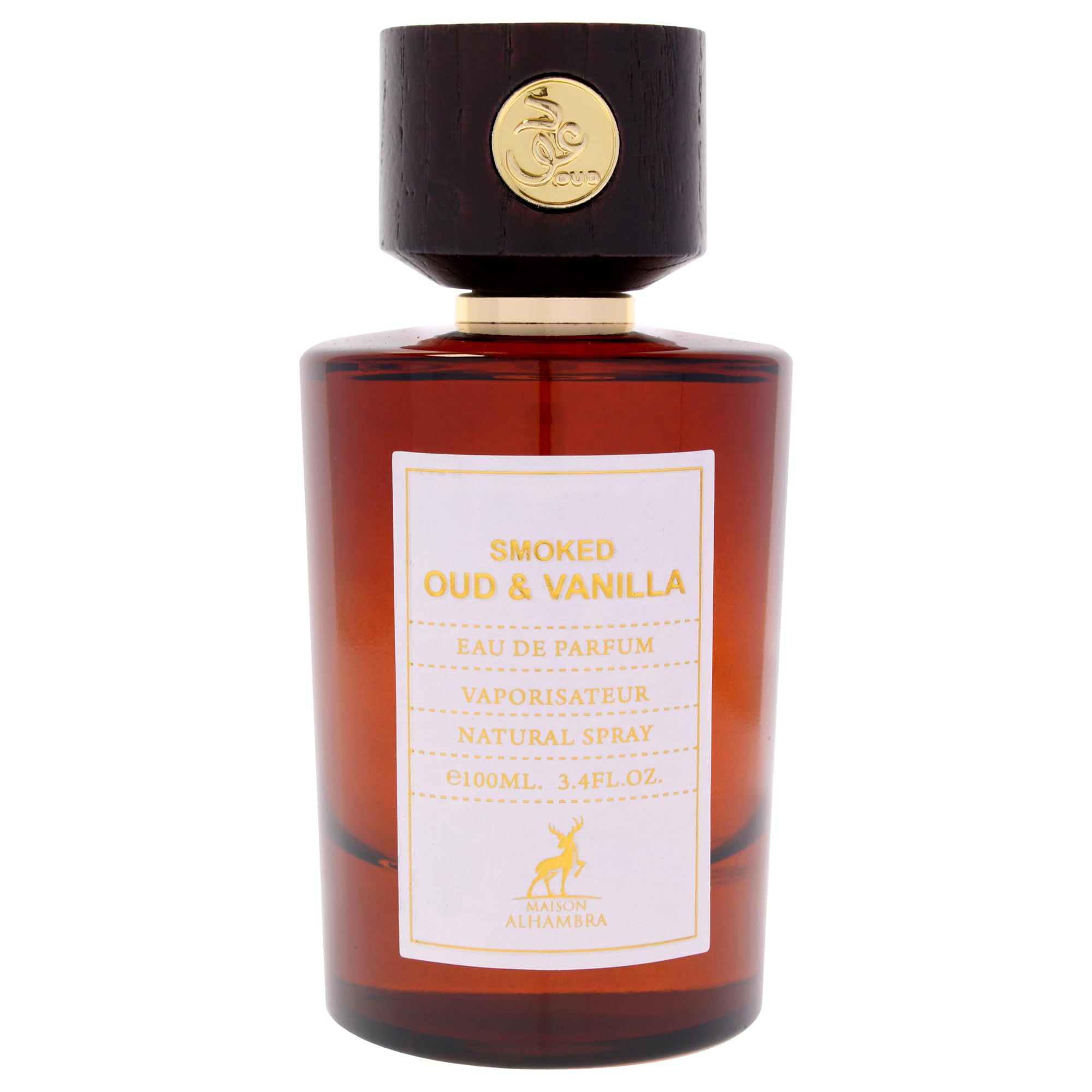 Smoked Oud And Vanilla by Maison Alhambra for Men - 3.4 oz EDP Spray