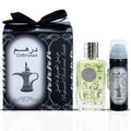 Ard Al Zaafaran Dirham Eau De Parfum Spray 100ML (3.4 OZ) With Deodorant 50ML Long Lasting Unisex Scent, Exquisite Aroma.