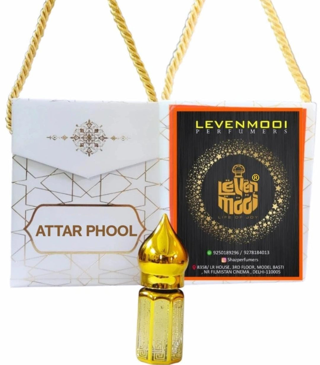 Levenmooi ATTAR PHOOL12ml Attar Suitable for Daily uses, Occasions & parties long lasting Fragrance roll on Perfume Oil Leak proof available in travel size for unisex with elegant bag