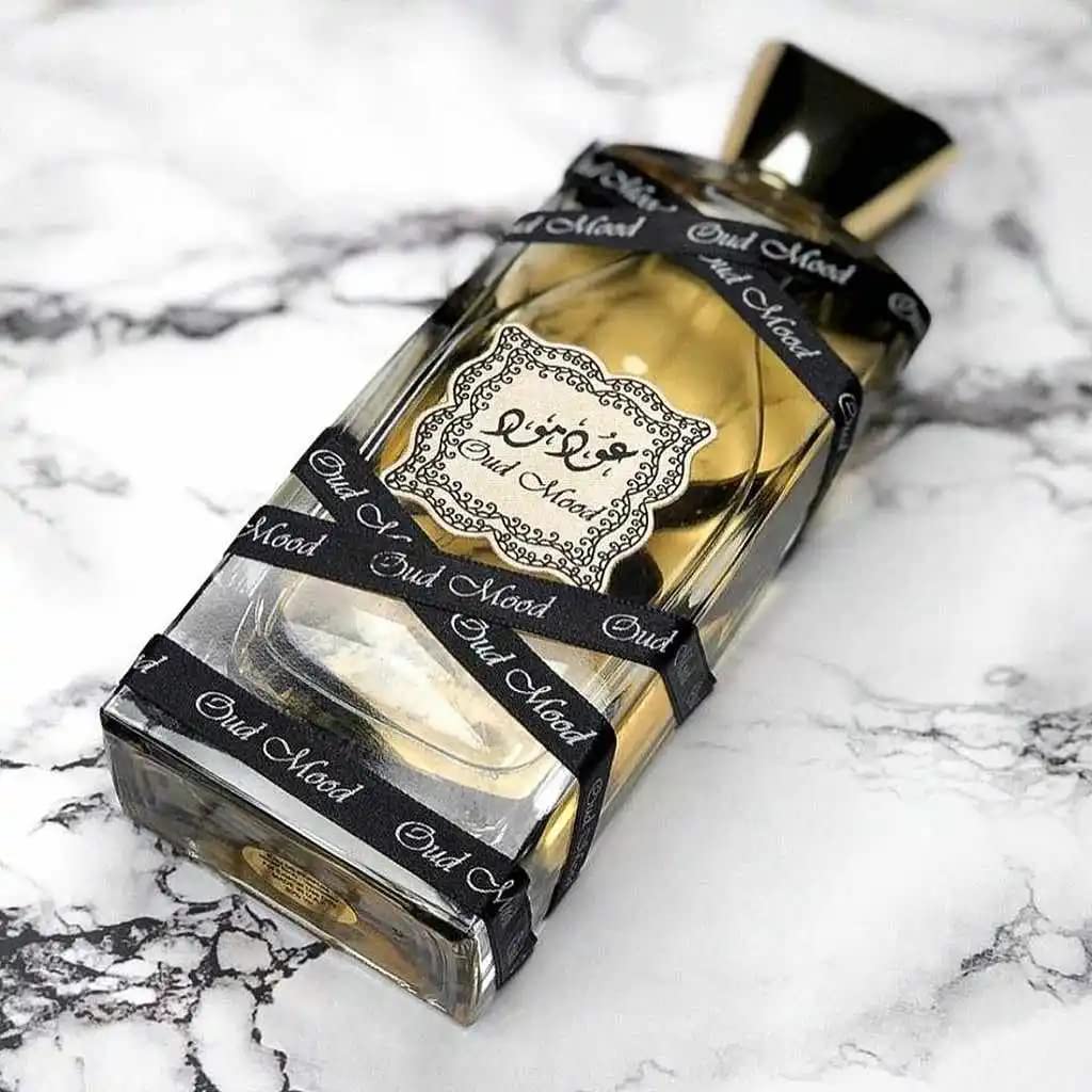 Lattafa Eau de Parfum, Unisex, 3.4 Ounce | Oud Mood | Pack of 2