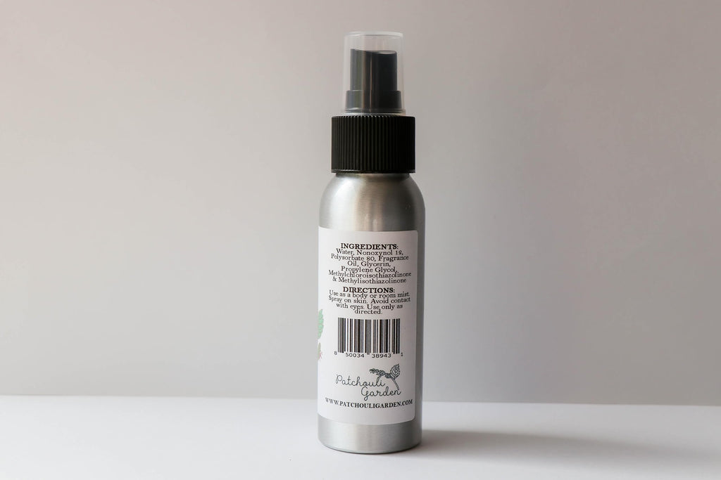 Patchouli Garden Nag Champa Perfume Body Spray 2.5 Ounces