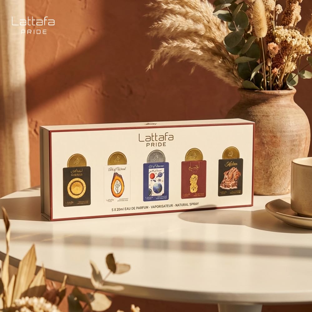 Lattafa Giftset Collection Eau De Parfum | Musk, Amber, Woody, Fruity | Long-Lasting Perfume Fragrance