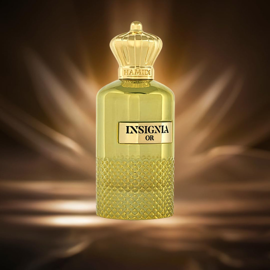 Hamidi INSIGNIA OR Eau De Parfum Spray 105ML (3.5 OZ) - Long Lasting Perfume for Women & Men, Captivating & Harmonious Blend, Unisex Perfume