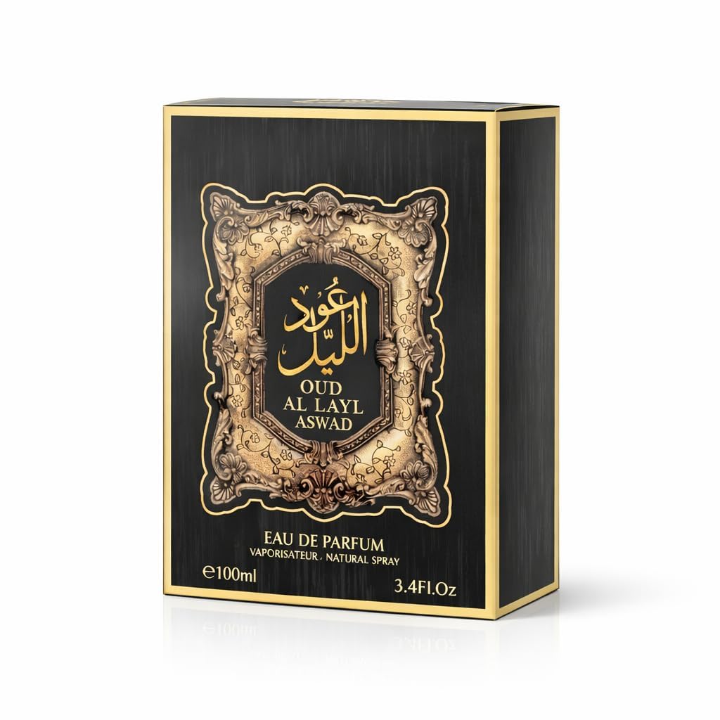 Oud Al Layl Aswad 100ML EDP for Men & Women | Long-Lasting Woody Oriental Arabian Fragrance