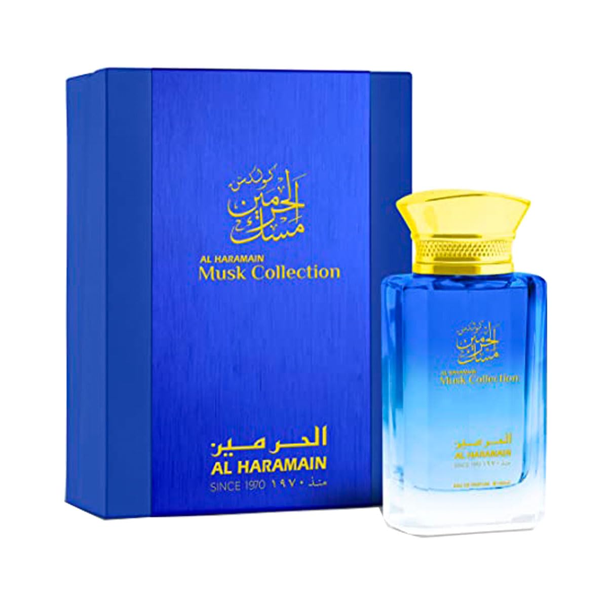 Al Haramain Musk Collection Eau De Parfum Spray for Unisex, 3,4 Ounce (Blue Box)