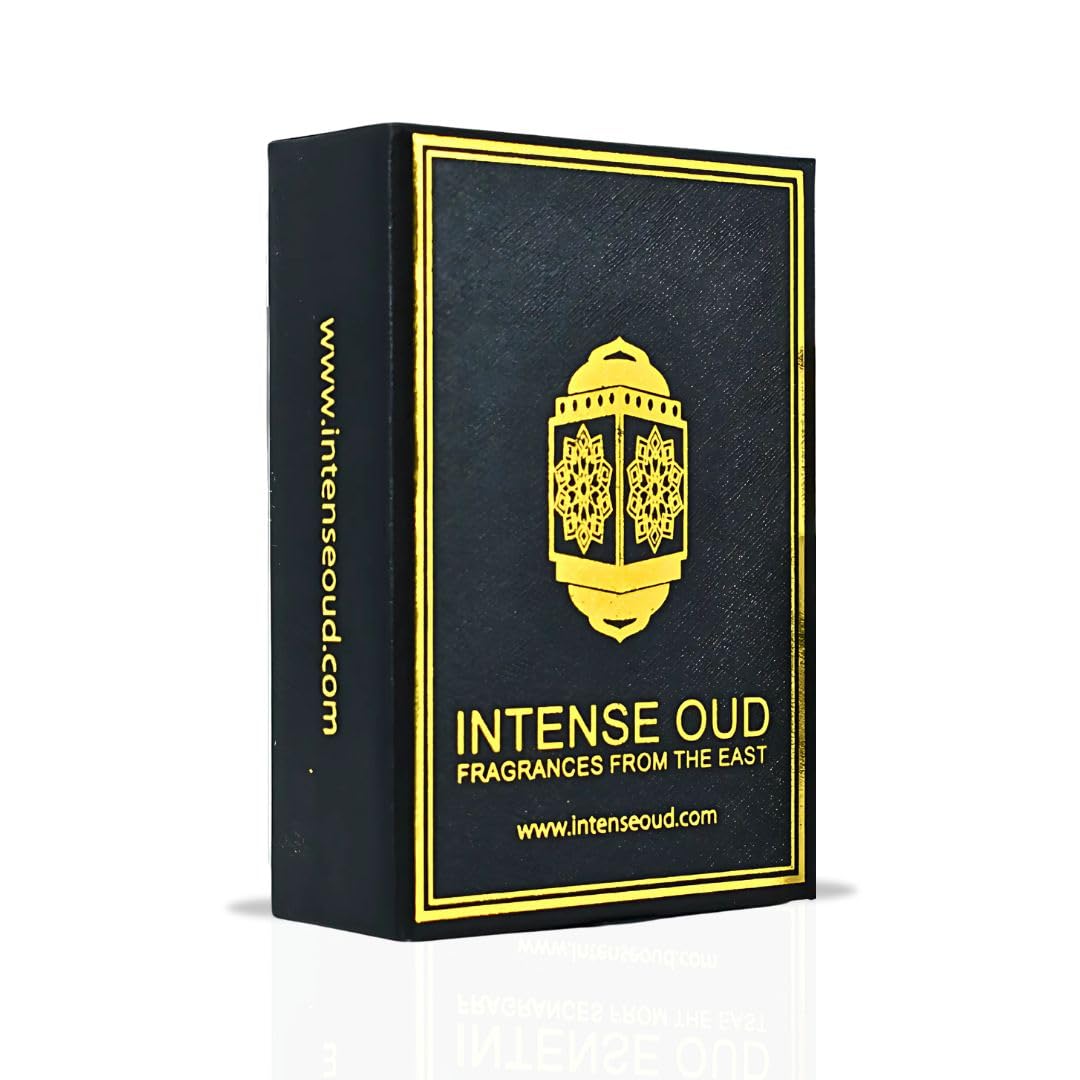 INTENSE OUD Mukhallat Al Najm Arabian Perfume Oils for Women 12ML (0.40 OZ) – Luxurious Fragrance Oil with Rose & Amber Notes – Concentrated Perfume Oil & Valentines Day Gift With Black Box