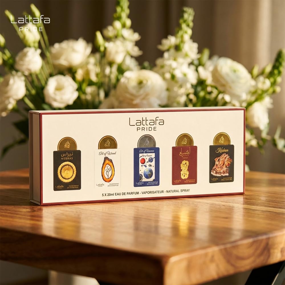 Lattafa Giftset Collection Eau De Parfum | Musk, Amber, Woody, Fruity | Long-Lasting Perfume Fragrance