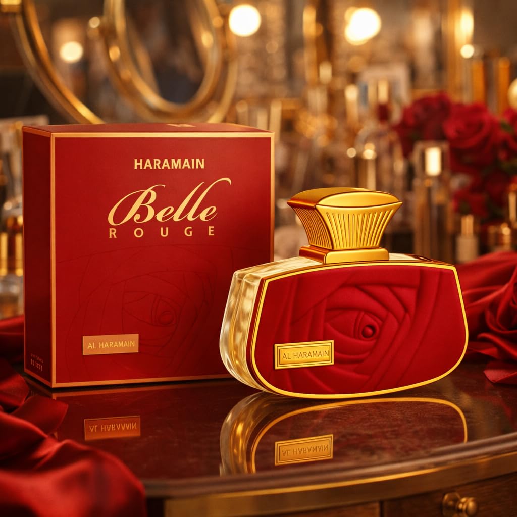 Al Haramain Belle Rouge Eau De Parfum Spray for Women, 2.5 Ounce