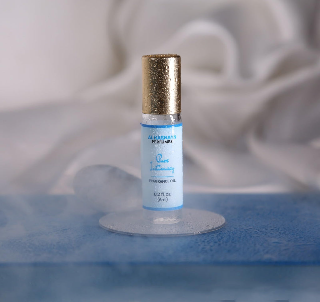 AL-HASNAYN Pure Intimacy Fragrance Oil Roll-On Perfume 6ML 0.20 fl oz |Rollerball perfume |Alcohol free| Long Lasting | Gifts for men women|