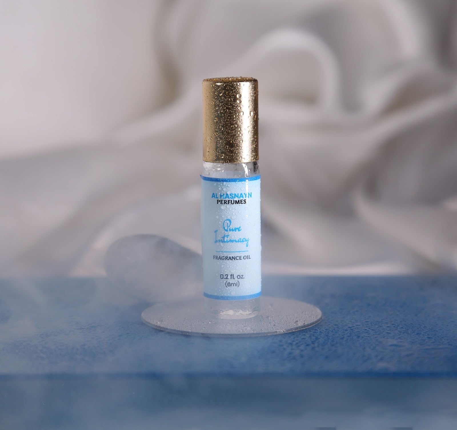 AL-HASNAYN Pure Intimacy Fragrance Oil Roll-On Perfume 6ML 0.20 fl oz |Rollerball perfume |Alcohol free| Long Lasting | Gifts for men women|