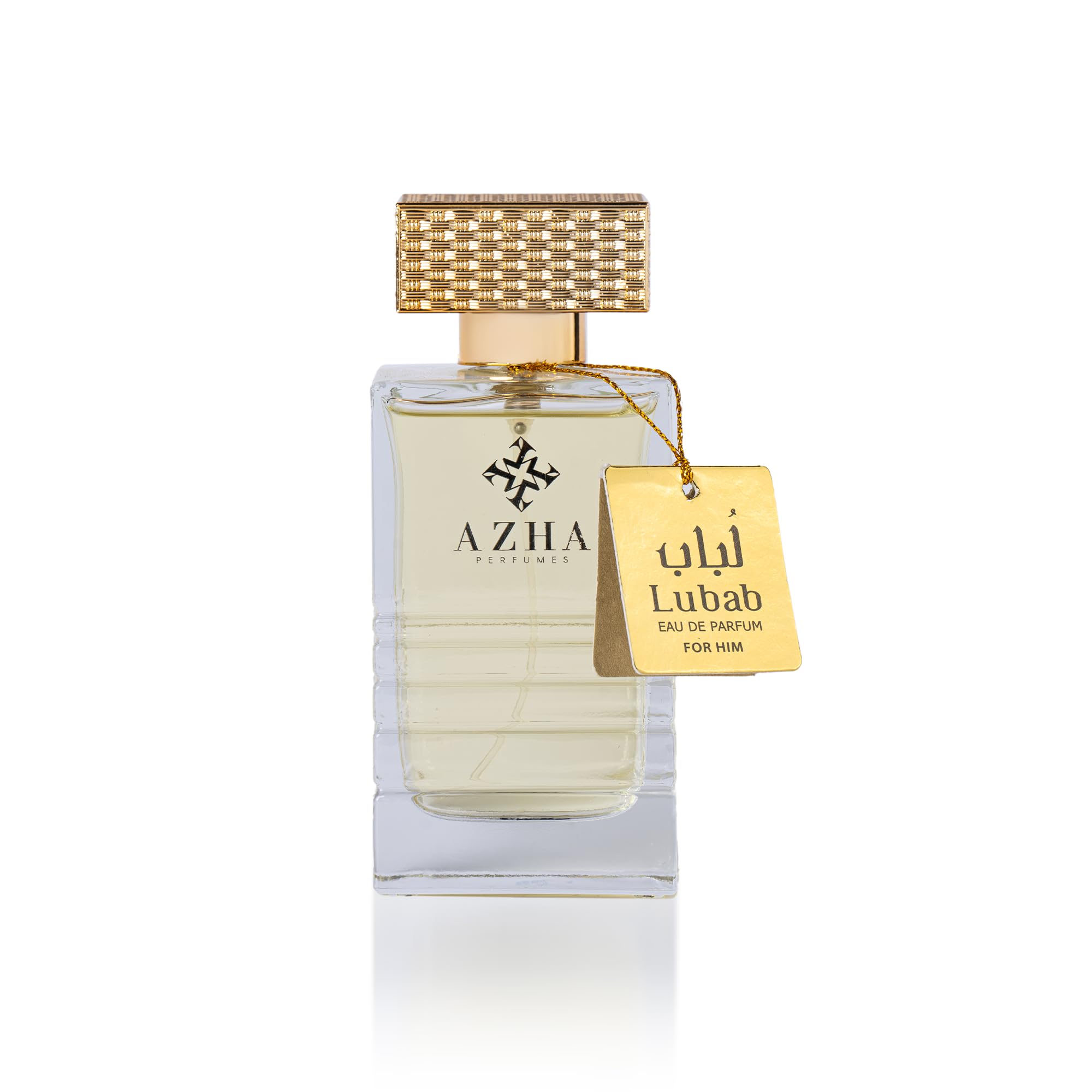 Azha Perfumes Emerald Nebula Lubab Eau de Parfum for Men, 3.4 Fl Oz / 100 mL, Long Lasting Arabian Perfume Spray, Aromatic Amber Fragrance with Atemisia, Orris, Amber Patchouli, Luxury Scent