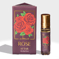 D.u.k.h.n.i's Real R.o.s.e Attar Oil | Gulab Itra Original | 100% Pure R.o.s.e Ittar Roll-On Perfume | Original R.o.s.e Attar for Men & Women | Arabic Perfume Oils for Eid, Ramadan