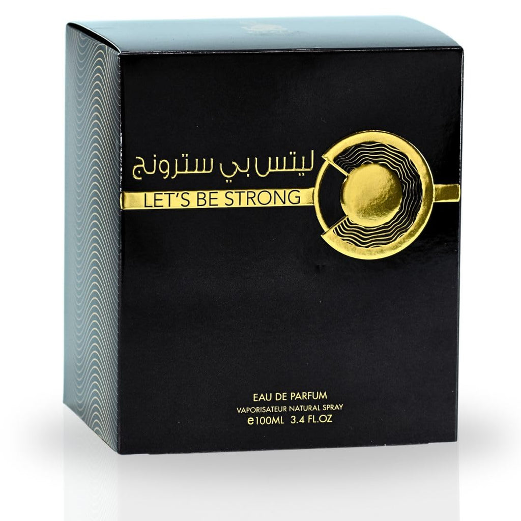 RISALA Let's Be Strong EDP Spray 100ML (3.4 OZ) A Long Lasting & Unique Blend Of Aromatic Woody Fragrance.