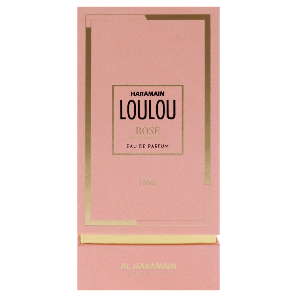Al Haramain Loulou Rose - Perfume for Women - Long Lasting Body Spray - Fragrant Masterpiece with Peony, Litchi and Nutmeg - 3.33 oz EDP Spray