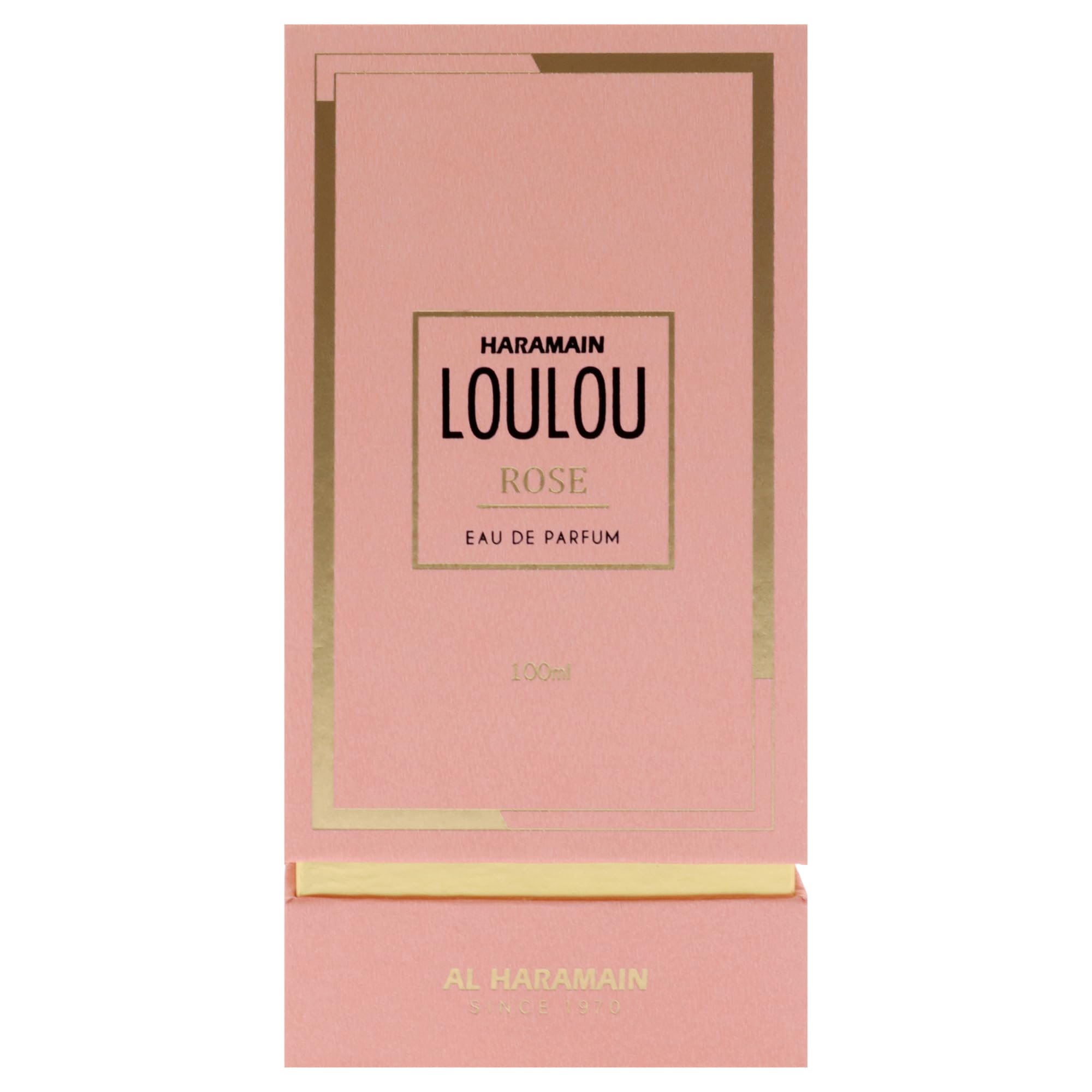 Al Haramain Loulou Rose - Perfume for Women - Long Lasting Body Spray - Fragrant Masterpiece with Peony, Litchi and Nutmeg - 3.33 oz EDP Spray