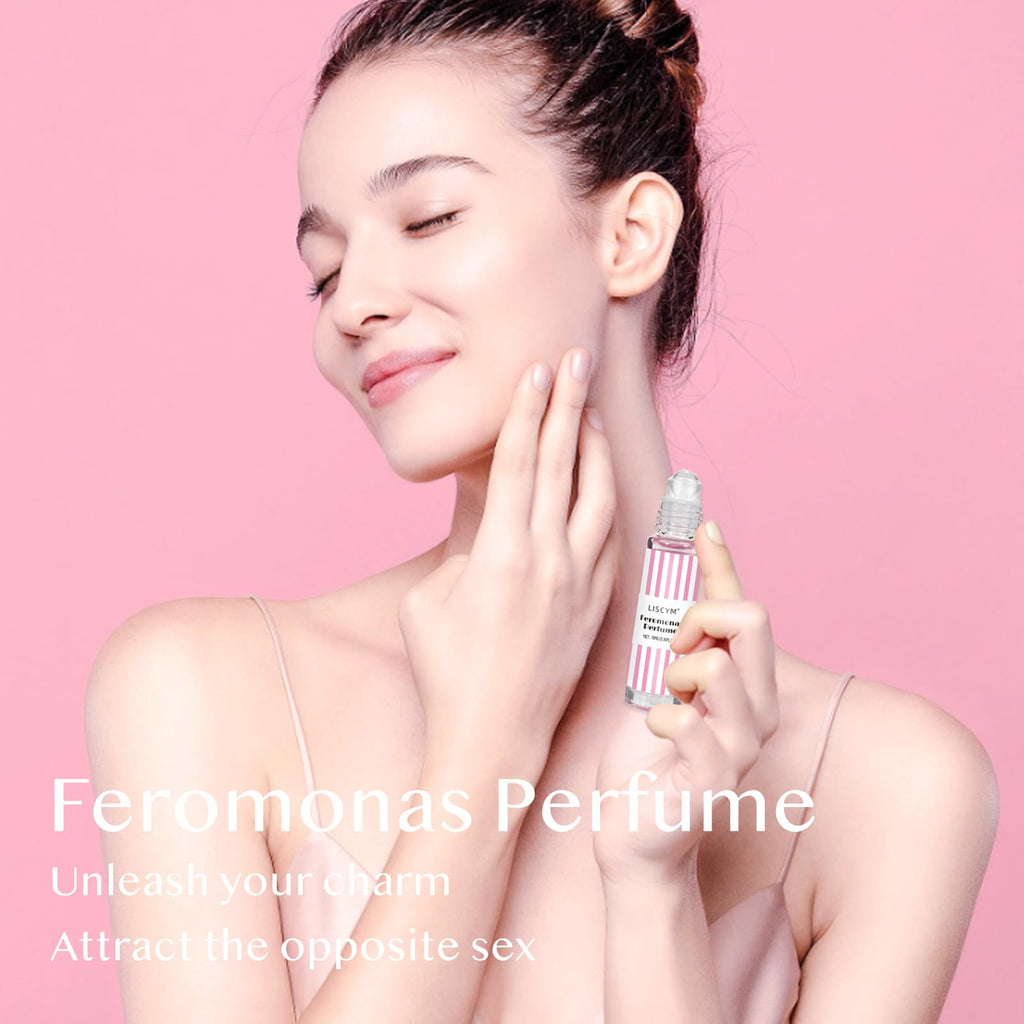 Liscym Pheromone Perfume for Women – Vanilla Caramel Sweet Roll-On Oil, Long Lasting, 10ml