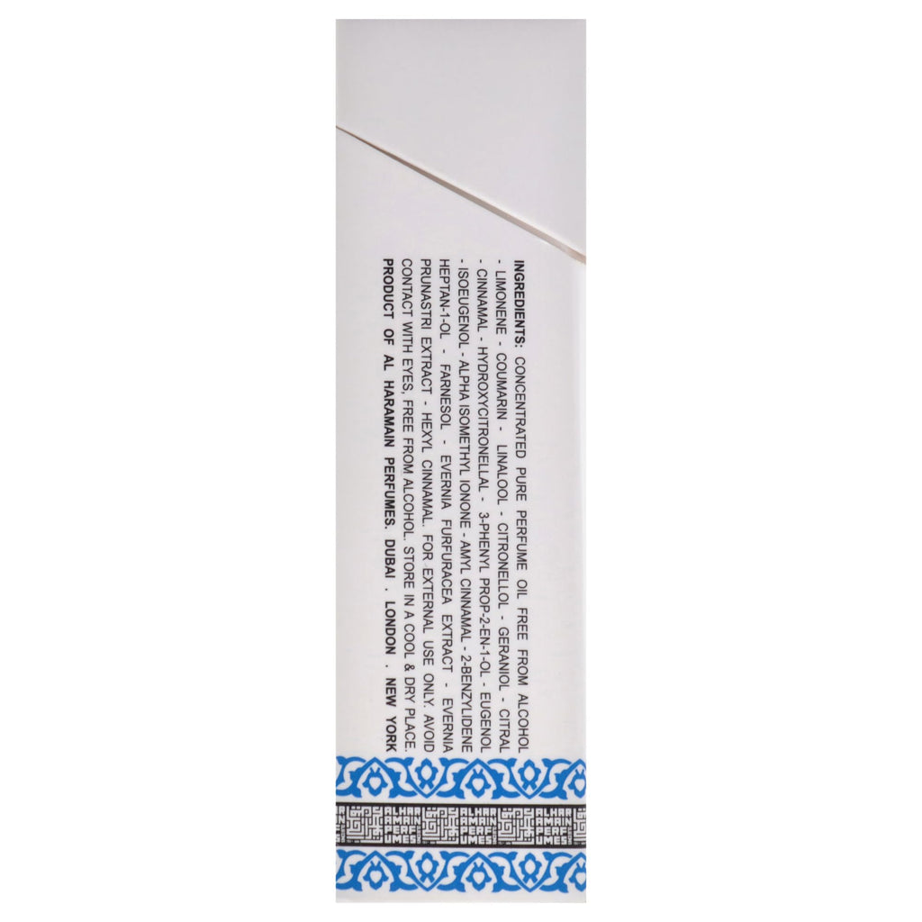 White Oudh by Al Haramain for Unisex Adult - 0.5 oz Parfum Oil Rollerball