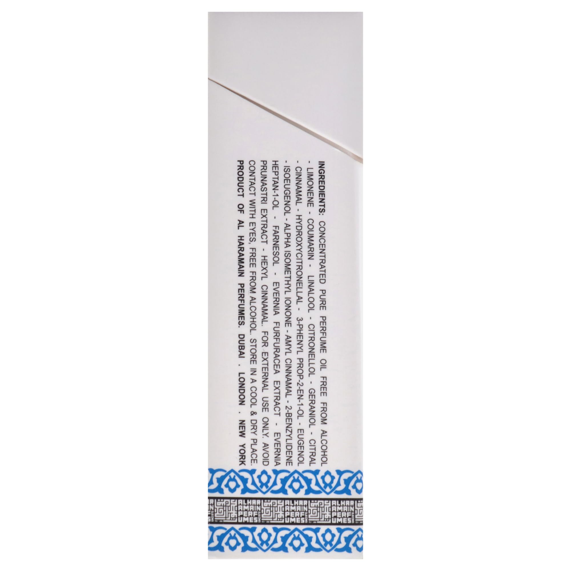 White Oudh by Al Haramain for Unisex Adult - 0.5 oz Parfum Oil Rollerball