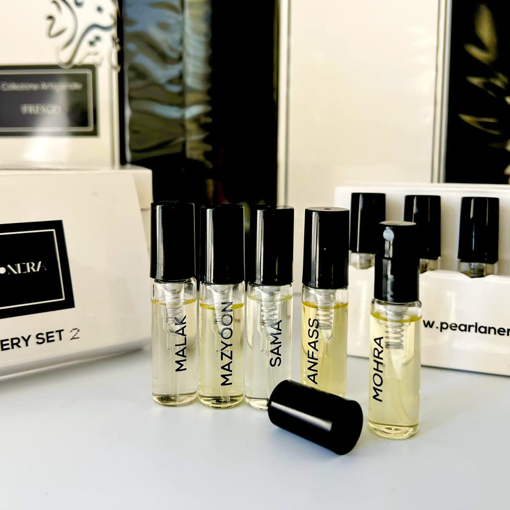 Maison d'Orient Layered Freshness and Purity PEARLA·NERA FRESCO Eau de Parfum Spray Fragrance and Pink Musk (مسك وردي) Hand-crafted Oil Perfume