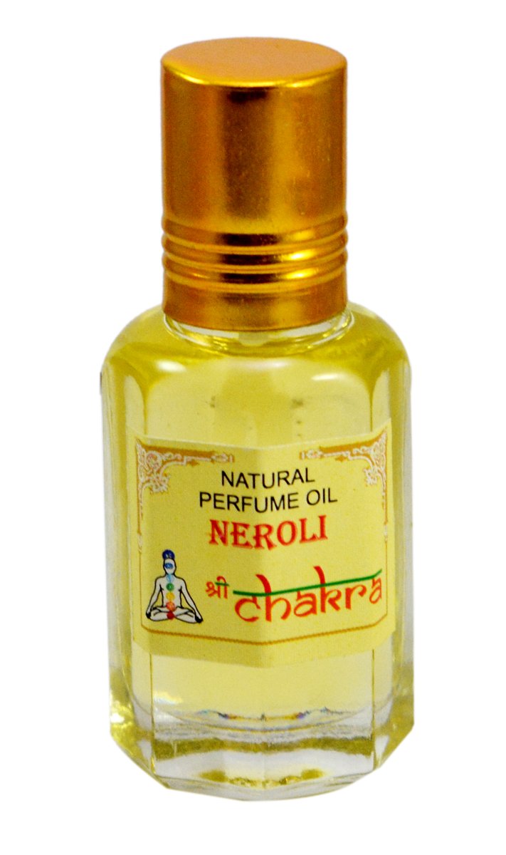 Chakra Neroli Natural Perfume Oil - 10 ml - Roll on Bottle